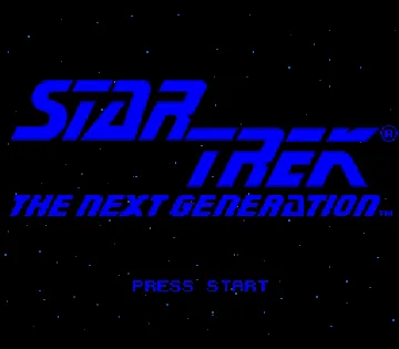 Star Trek - The Next Generation - Future's Past (USA) screen shot title